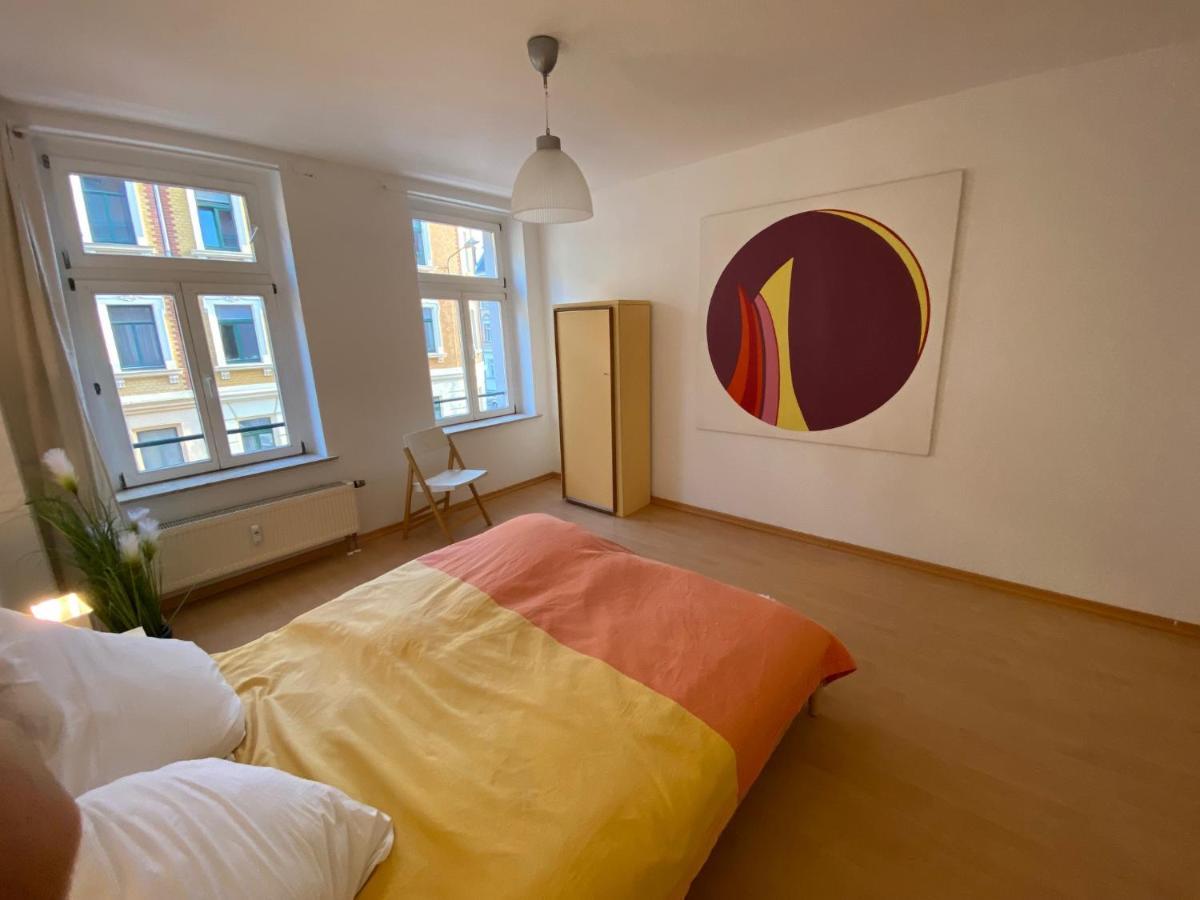 Schöne, ruhige Zweiraumwohnung im angesagten Altlindenau Leipzig Exterior foto